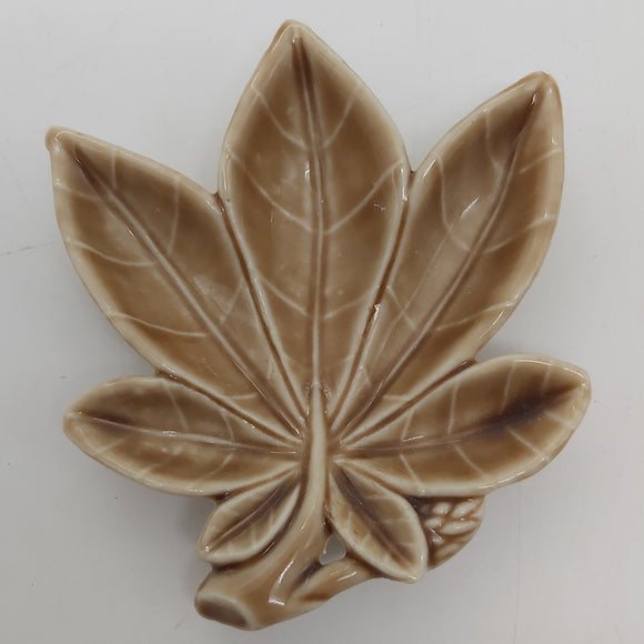Wade Ireland - Leaf, Brown - Trinket Dish
