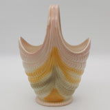 Shorter & Son - Pink, Orange and Grey - 389 Basket Vase
