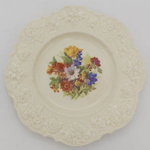 Crown Ducal - Floral Spray - Plate with Embossed Rim