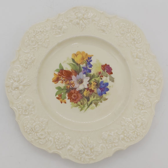 Crown Ducal - Floral Spray - Plate with Embossed Rim