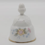 Staffordshire Bone China - Yellow, Pink and Blue Flowers - Small Bell