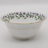 Aynsley - Blue Flowers with Black Fern, 4405 - Sugar Bowl