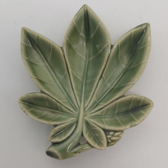Wade Ireland - Leaf, Green - Trinket Dish