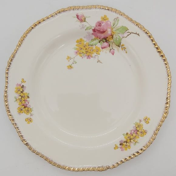 Wood's Ivory Ware - Floral Spray - Plate