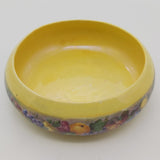 Lancaster & Sons - Band of Fruit on Yellow Lustre - Shallow Bowl