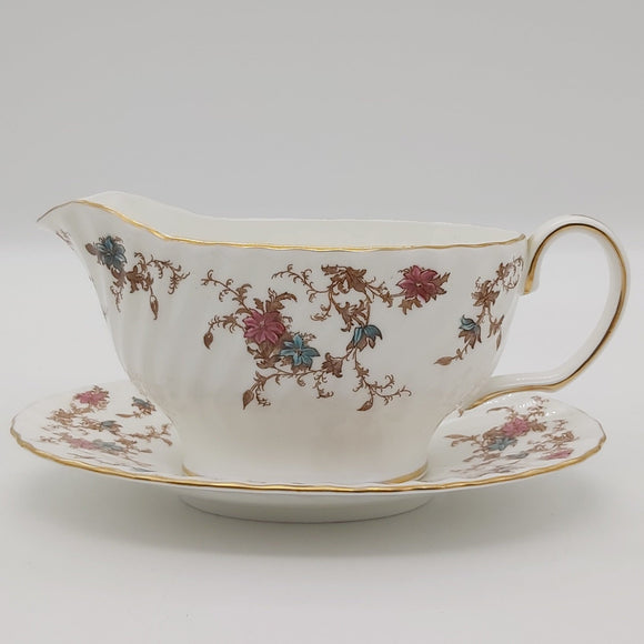 Minton - Ancestral - Gravy Boat and Underplate