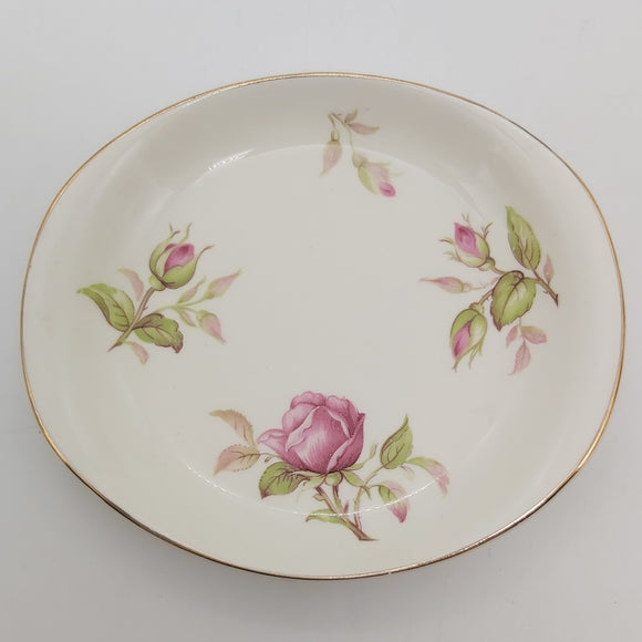 British Anchor - Pink Roses - Oval Dish