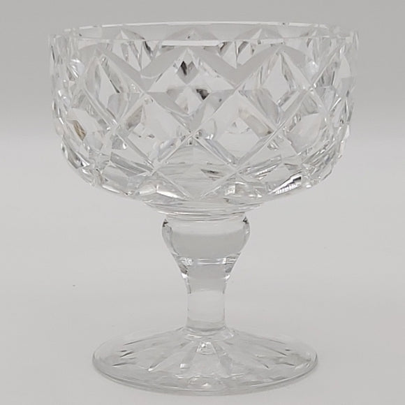 Edinburgh Crystal - Diamond Pattern - Footed Dessert Glass