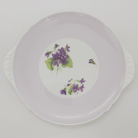 Shelley - Violets, 13735 - Cake Plate