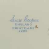 Susie Cooper - Blue Printemps - Gravy Boat and Underplate