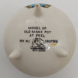W H Goss - Crest Ware: Model of Old Manx - Pot at Peel