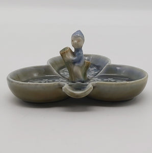 Wade Ireland - Leprechaun - Shamrock Trinket Dish, Blue