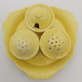 Crown Ducal - Yellow - Condiment Set on Tray