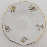 Hutschenreuther - Empire Rose on Sylvia Shape - Soup Bowl and Saucer