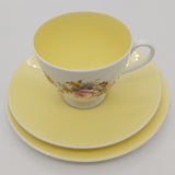 Tuscan - Yellow with Floral Spray - Trio