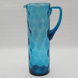 Vintage - Blue Glass - Water Set