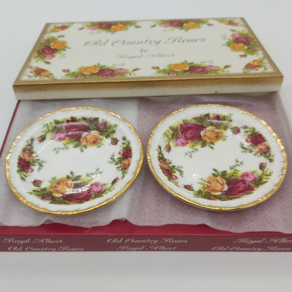 Royal Albert - Old Country Roses - Pair of Empire Sweet Dishes in Box