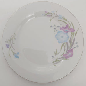 Diadem - Blue and Purple Flowers - Side Plate