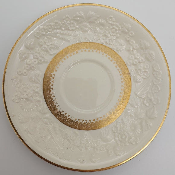 Crescent China - Rhapsody, with Embossed Flowers -  Saucer