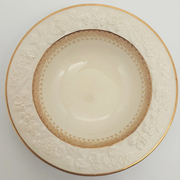 Crescent China - Rhapsody, with Embossed Flowers -  Bowl