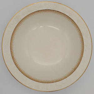 Crescent China - Rhapsody, with Embossed Flowers -  Serving Bowl