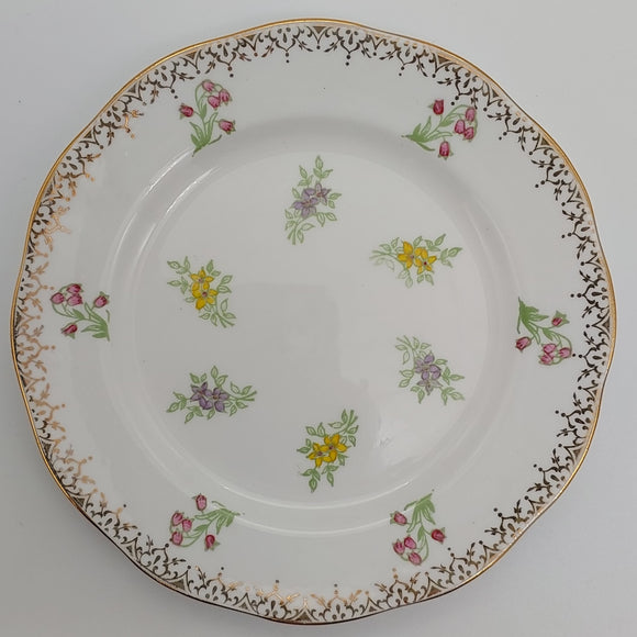 Salisbury - 1887 Scattered Flowers - Side Plate