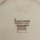 Susie Cooper - 1017 Dresden Spray, Blue/Green - Jug, 13 cm wide