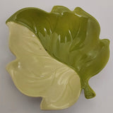 Carlton Ware - Leaf Twin Tone, Chartreuse - 2361 Butter/Jam Dish