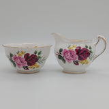 Queen Anne - 8289 Pink and Red Roses - 21-piece Tea Set