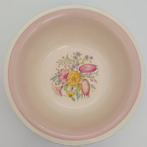 Susie Cooper - Swansea Spray, Pink - Serving Bowl