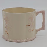 Belleek - Embossed Pink Blossom - Coffee Can