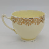 Collingwood - 8054 Pale Yellow with Gold Filigree - Trio