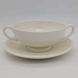 Wedgwood - T432 Moss Rose - Soup Bowl and Saucer