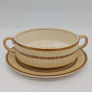 Pountney & Co - Tennyson - Soup Bowl and Saucer