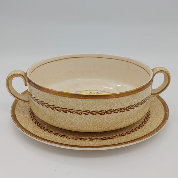 Pountney & Co - Tennyson - Soup Bowl and Saucer