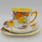 Shelley - Yellow and Orange Flowers, Z12247 - Trio