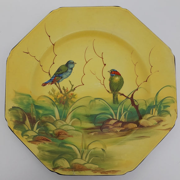 Wood & Sons - Hand-painted Birds - Octagonal Display Plate