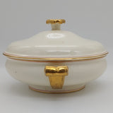 Wedgwood - C5462 Gold and Red Line Rim - Lidded Serving Dish