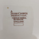 Susie Cooper - 1017 Dresden Spray, Blue/Green - Platter, Medium