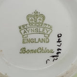Aynsley - B4766 Colourful Dianthus on Mint Green - Side Plate