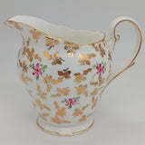 Royal Standard - Gold Filigree Leaves and Pink Flowers, 779 - 18-piece Tea Set