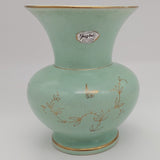 Jasba Keramik - Mint Green with Gold Butterflies and Leaves - 235/16 Vase