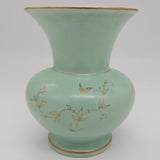 Jasba Keramik - Mint Green with Gold Butterflies and Leaves - 235/16 Vase