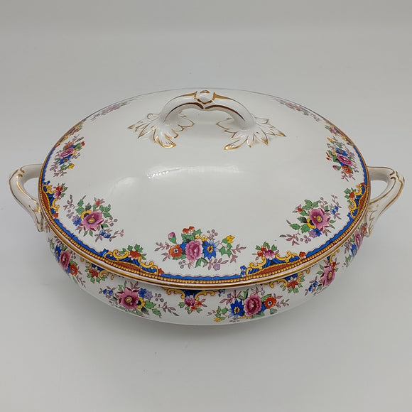 Weatherby Falcon Ware - Floral Sprays - Lidded Serving Dish