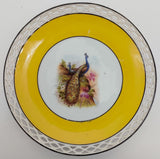 Unmarked - Birds with Yellow Band - Display Plate with Pierced Rim