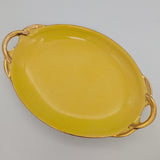 Royal Winton - Yellow with Gold Handles - Oval Dish