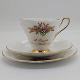 Heather Bone China - "A Present from Rothesay" - Trio