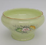 Aynsley - B4766 Colourful Dianthus on Mint Green - Sugar Bowl