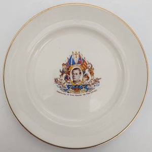 English-made - King Edward VIII Coronation - Side Plate