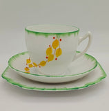 Melba - Hand-painted Leaves, 4573 - Trio